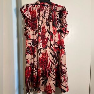 Tommy Hilfiger NWT floral tie-neck cocktail dress